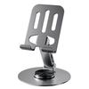 360 Degree Rotating Full Metal Universal Stand for Mobile Phones and Tablets with Adjustable Height and Stable Base
