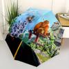 1 Stück Hochwertiger Regenschirm mit Bären- und Lemming-Thema, Automatisches Öffnen und Schließen, Multifunktionaler Regenschirm G0811279