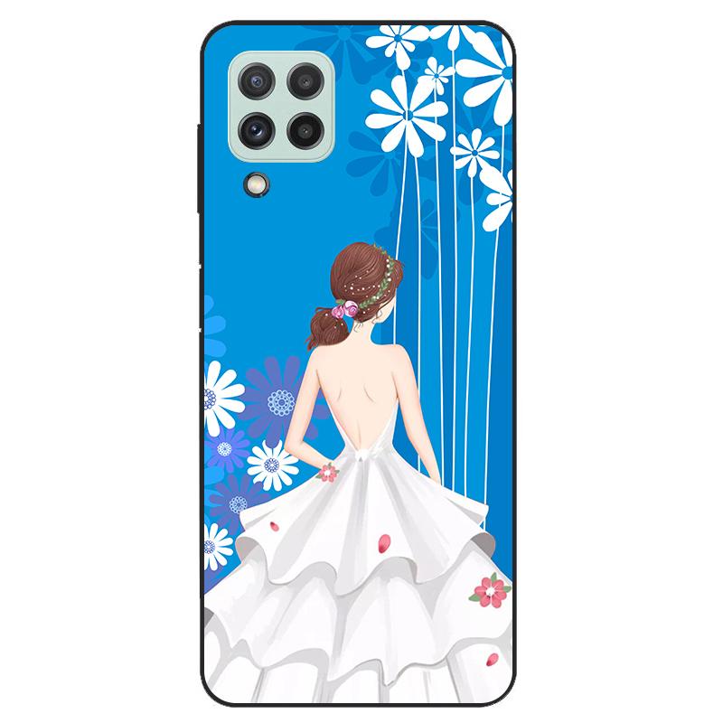 Für Samsung Galaxy M22 M32 4G Hülle Telefonrückseite Für Samsung M22 Weiche Hülle Für Samsung M32 4G M 22 32 Silikonstoßstange 6,4 Zoll