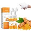Turmeric Face Wash with Brush - Glow Facial Cleanser for Women, Deep Cleansing & Exfoliating Formula, All Skin Types,2 Pack 100ML