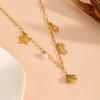 Stainless Steel Pearl Marine Life Jewelry Set - Summer Beach Collection