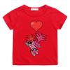 Trolls Anime Print Casual T-shirts Children Intellectual Fun Cartoon Tshirts Kids High Quality Cotton Tees Boys Girls Tops