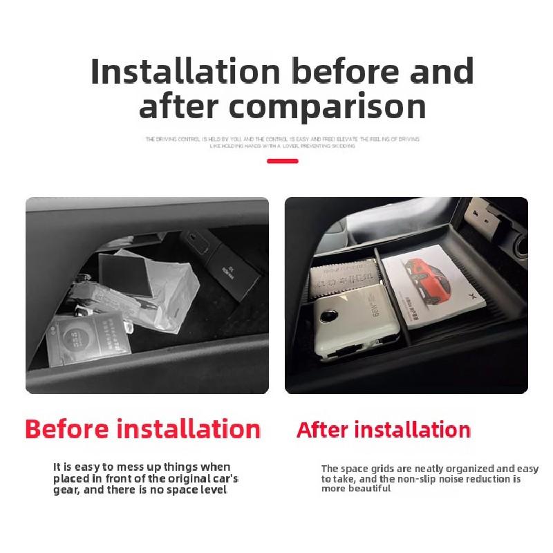 Pro Xpeng G6 2025 2025 2025 Auto Středová Konzole Drobnosti Ukládací Podnos Loketní Opěrka Úložný Box Černý Vrstvený Organizér Box Příslušenství