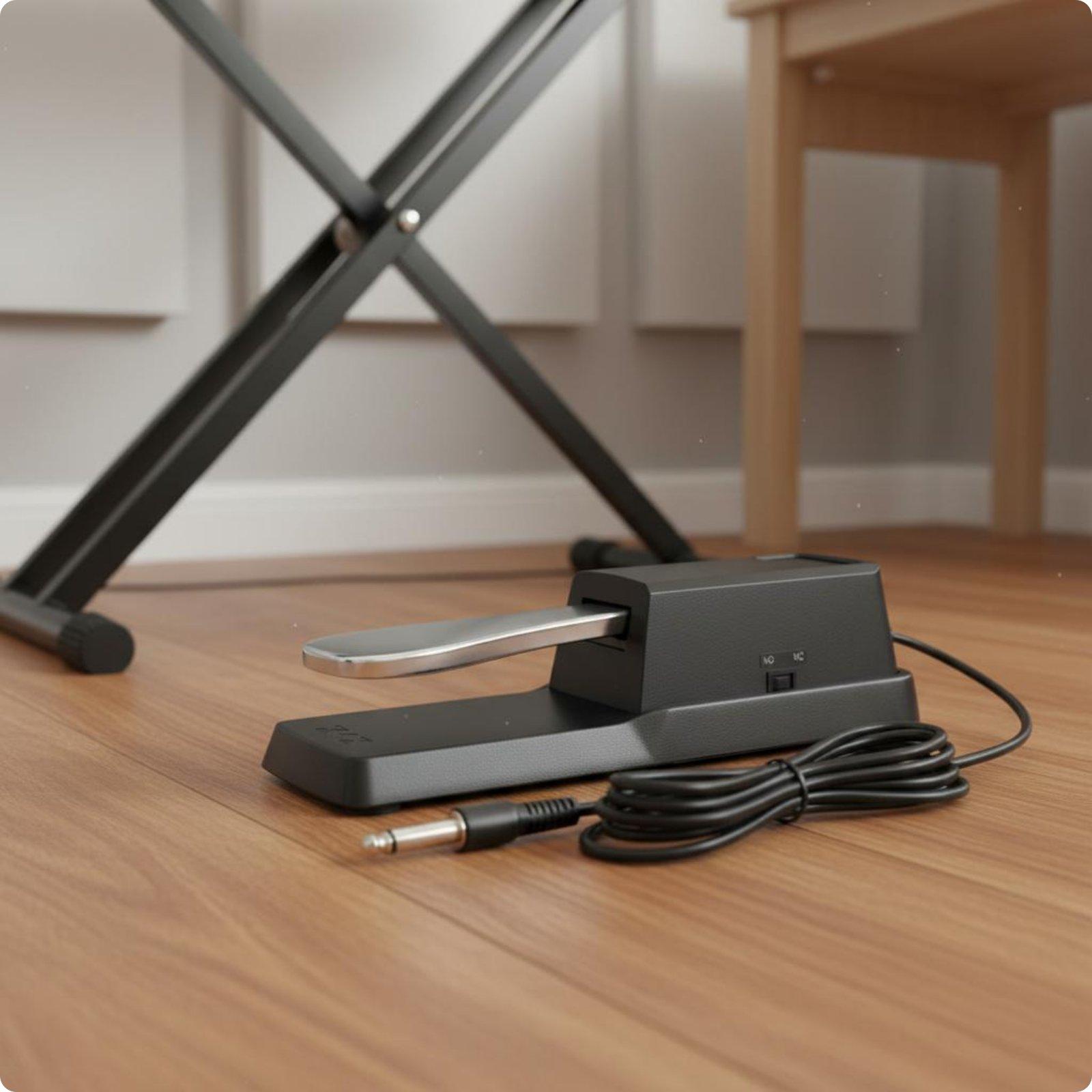 2 Pieces Universal Sustain Pedal Metal