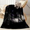 Gothic Style Blanket Warmthful Decor Perfect for Livingroom Seaside Picnics Four Seasons Multipurpose Modern Perfect Gift for Relatives and Friends
