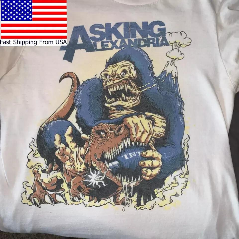 Asking Alexandria Band Tour Unisex T-Shirt All Size S-5XL BO1200 Unisex T-Shirt XXL