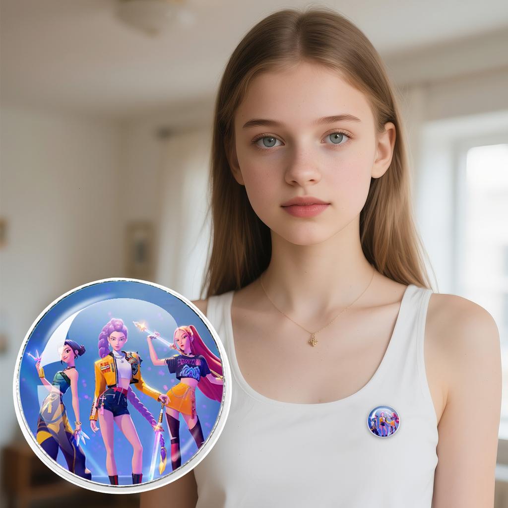 A Well-known Team Supporting Brooch Around The Anime, Collectible, Perfect Gift For Boys And Girls