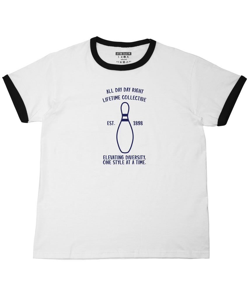 Laipeutaimkollegtibeu Retro Ringer Short Sleeve T-Shirt