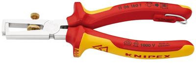 KNIPEX 1000V Insulated End Wire 160mm with Drop Stripper, Long, Protection, 1106-160T
