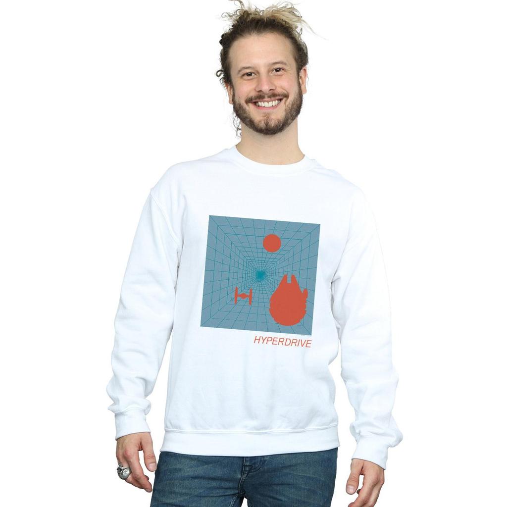 STAR WARS Mens The Last Jedi Hyperdrive Sweatshirt
