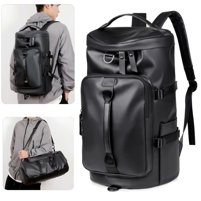 Multifunctional commuter backpack casual business lightweight portable travel bag wet and dry separation belt shoe compartment fitness bag