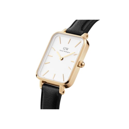 [Official Shop/2 Year Warranty/Regular Imported Product] Daniel Wellington DW Watch Ladies Quadro 2026mm Pressed Sheffield G White Clock Watch Square
