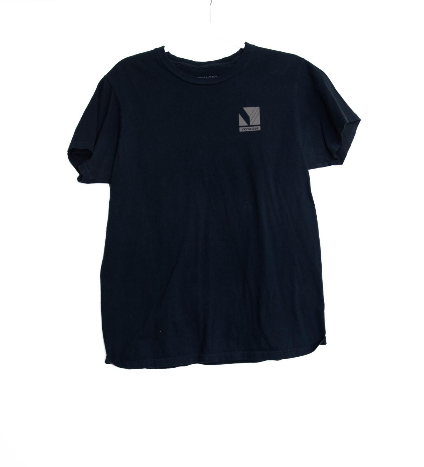 Voyager Goods Black Graphic Logo T-Shirt Mens Size M Cotton XL