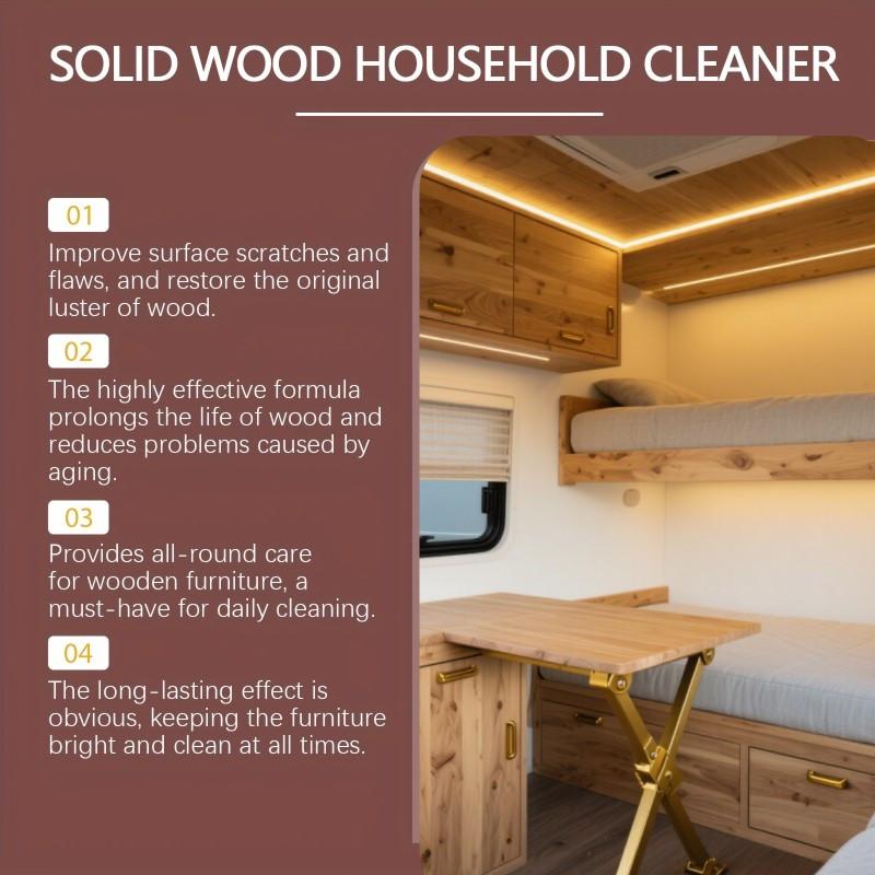 High-Quality Solid Wood Furniture Polish & Brightener, Glossy Polish for Maintaining Solid Wood Floors And Furniture.with sponge