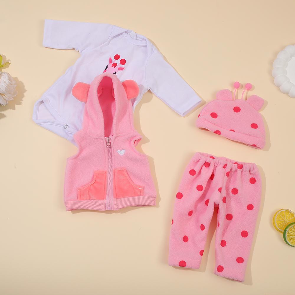 Doll Accessories Doll Clothes for 17inch Reborn Dolls Baby Dolls Fashion Jump Suits Clothes for 45cm Reborn Baby Doll Clothes
