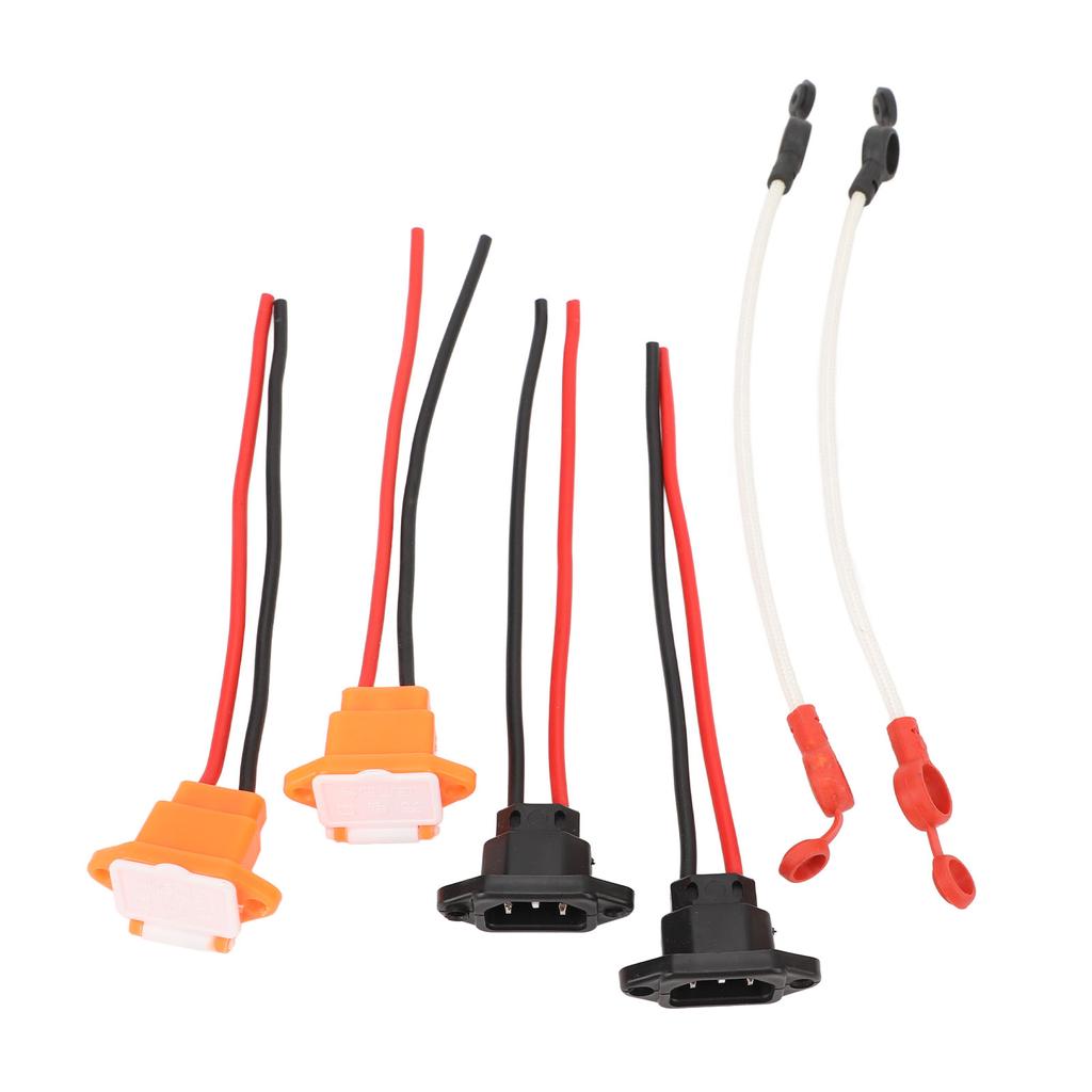 Presa Porta di Ricarica per Bicicletta Elettrica con Coperchio Impermeabile Connettore Cavo Batteria Bicicletta Elettrica