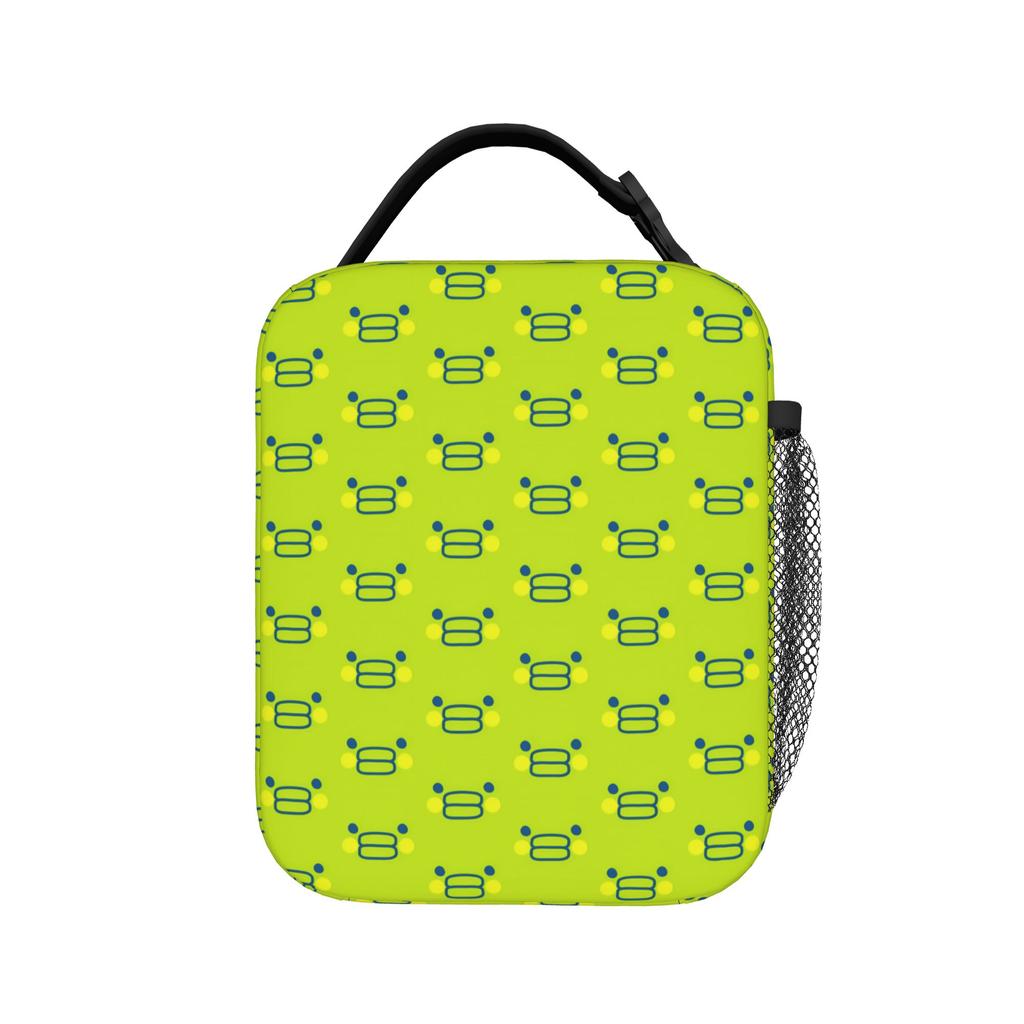 Tamagotchi Lunch Bag Cute Outdoor Picnic Lunch Box Print Portable Thermal Tote Handbags
