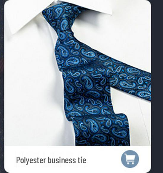 Luxury Men's Jacquard Christmas Tie - High-end Polyester Fashion