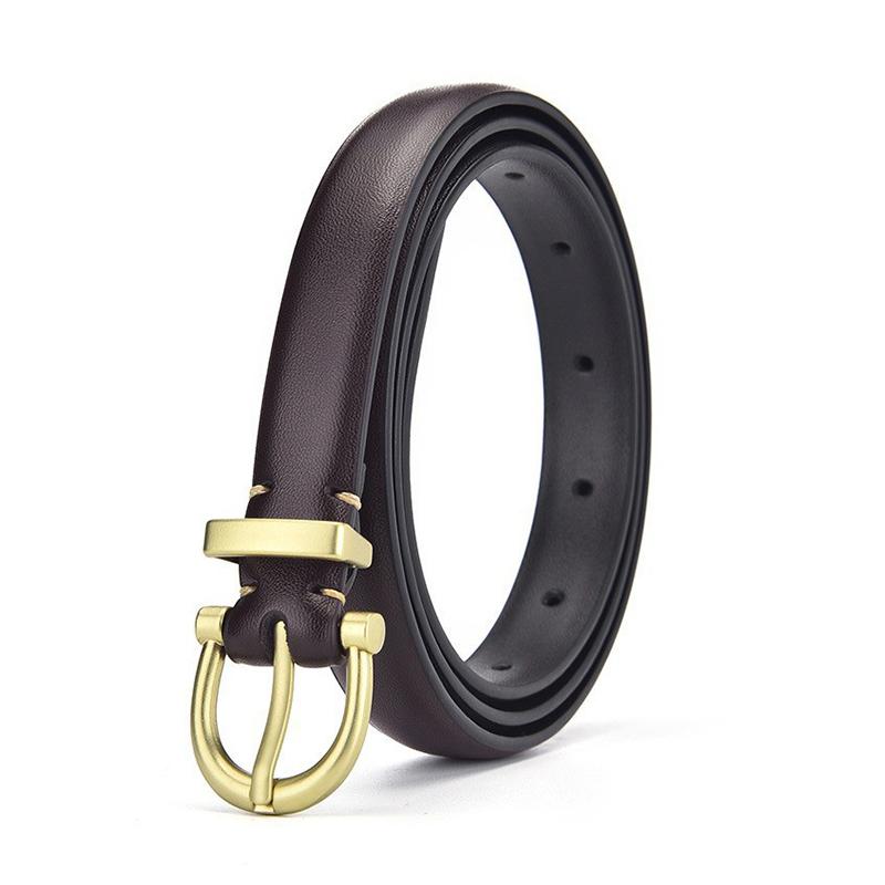 Ceinture de créateur de luxe pour femmes en cuir PU, ceinture à boucle en métal pour femme, tour de taille