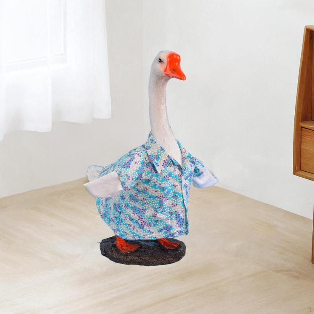 Goose Outfit Costume Lawn Porch Clothes for 23" Statue Patio Outdoor