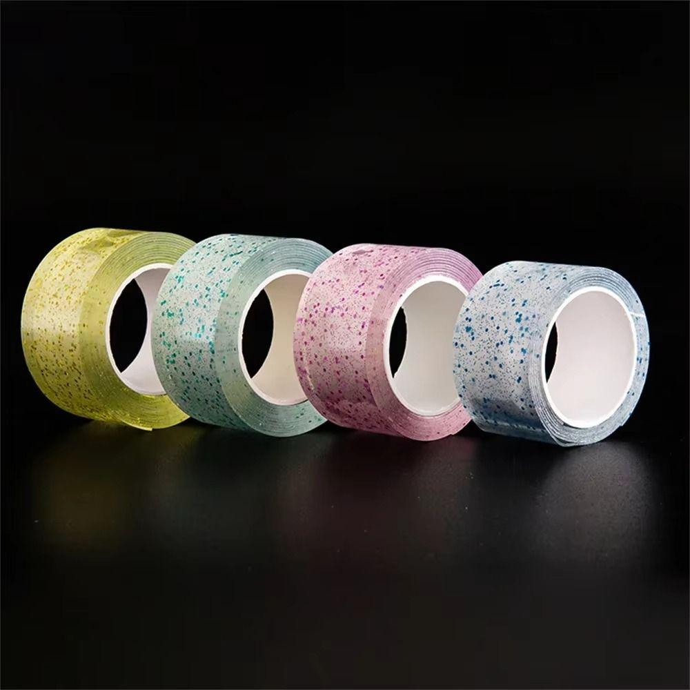 Transparent Blowing Bubble Full Set Reusable Nano Tape Crafts Nano Tape Toys School Supplies