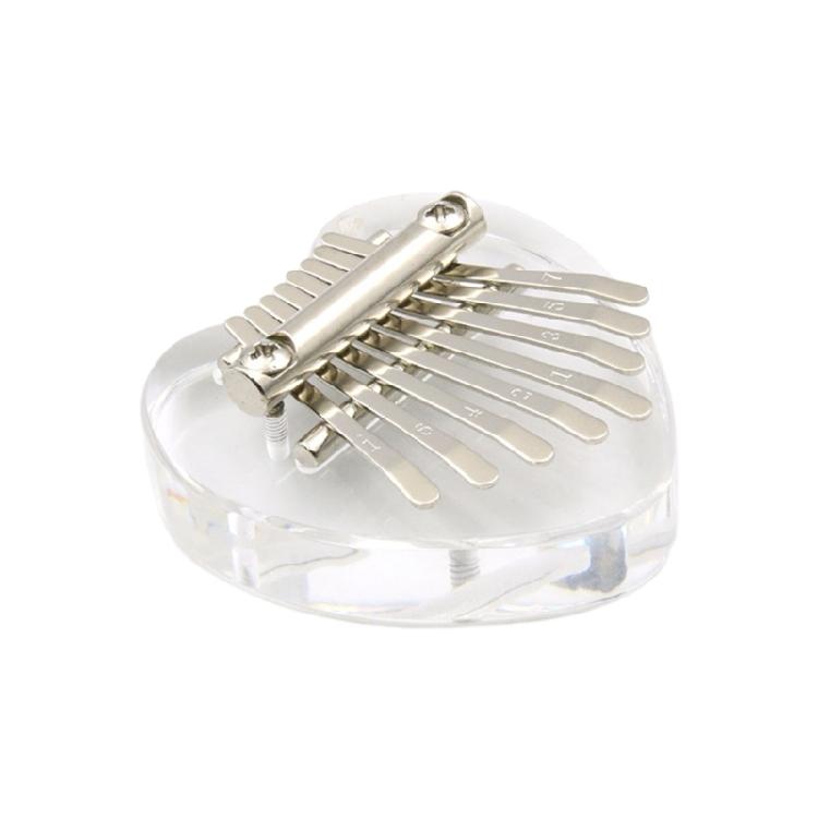 Acrylic Finger Piano Musical Instrument for Beginners Kids and Adults, 8 Keys Mini Thumb Piano Finger Piano Music Gifts