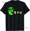Lustiges Kleeblatt St. Patrick's Day T-Shirt Für Gamer Unisex Jungen oder vintage gewaschene Mode Vielseitige Designer-Kleidung Stilvoll