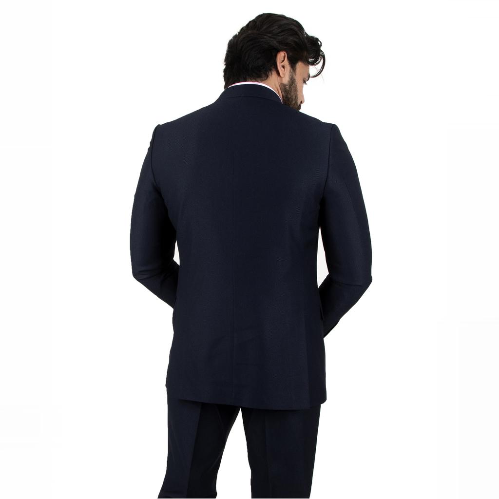 Traje de hombre de 3 piezas de corte italiano estampado en relieve DeepSEA  2201460 comprar a buen precio — entrega gratuita, reseñas reales con fotos  — Joom