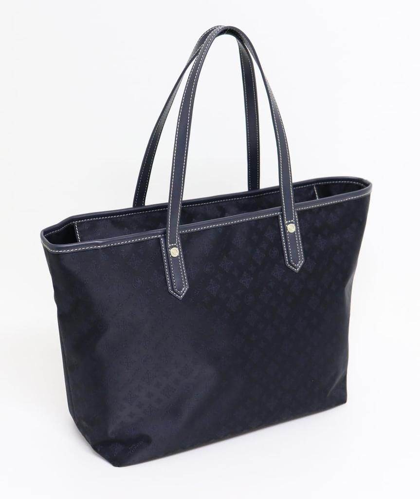 Christian Olivier 7920 Tote Bag, A4 Size, Jacquard Weave, Water-Repellent (Ink Navy)
