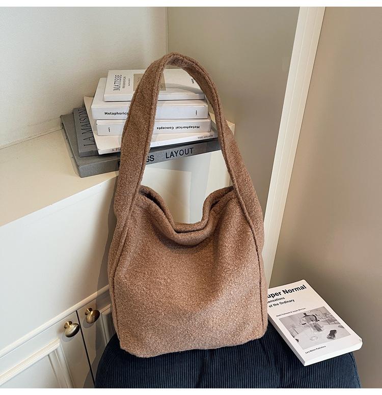 Fashion autumn and winter large-capacity mother and child tote bag women's versatile texture casual cloth bag