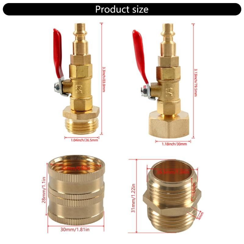 Winterize Blowout Plug Winterizing Kit Sprinkler Wintering Blowout Adapter Blowout Adapter