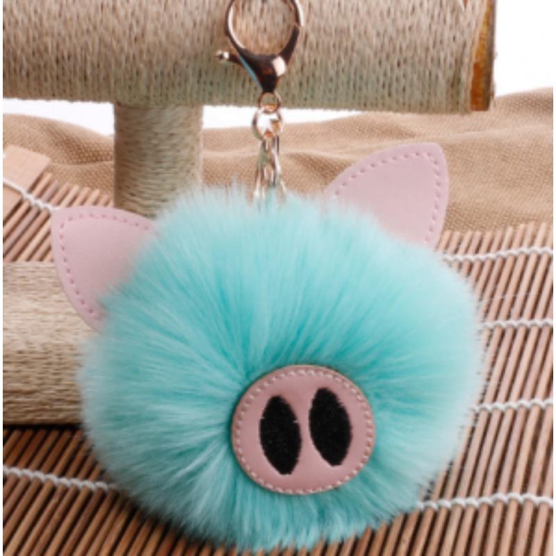 Výprodej Ručně vyráběná kožešinová bambulka na klíčenky Králičí kožešinová koule Klíčenky Držák na klíče Ozdoby na telefon Kabelka Šperky Doplňky