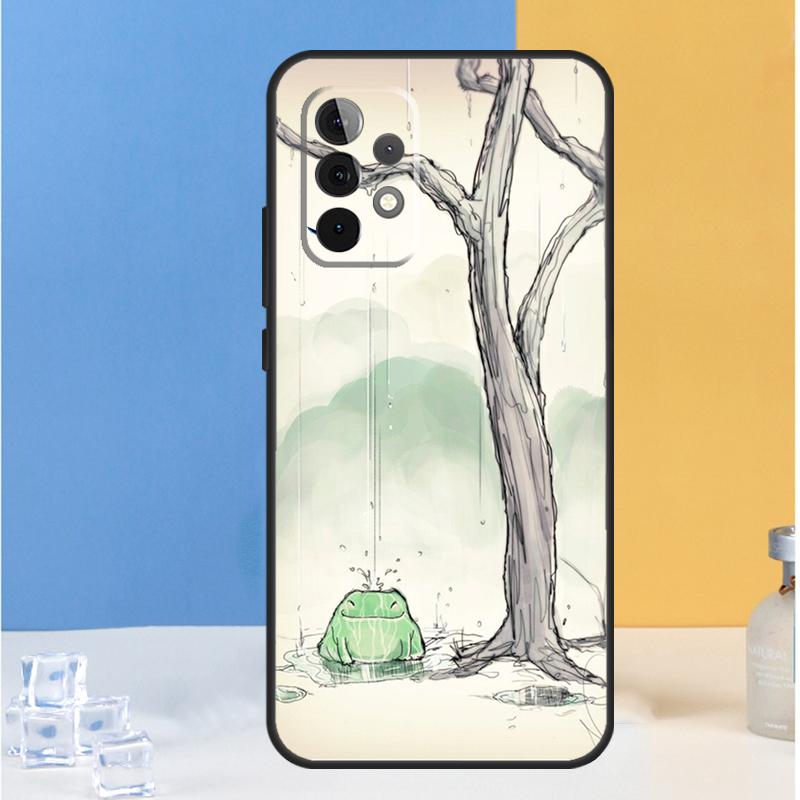 Кавайная лягушка для Samsung Galaxy A16 A26 A36 A56 A13 A33 A53 A05 A06 A54 A34 A14 A32 A52 A55 A35 A15 Чехол Samsung A15