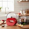 Space Saving Gravity Kitchen Storage Holder Apple-shaped Ventilated Pot Cover Storage Stable Sturdy Countertop Organizer