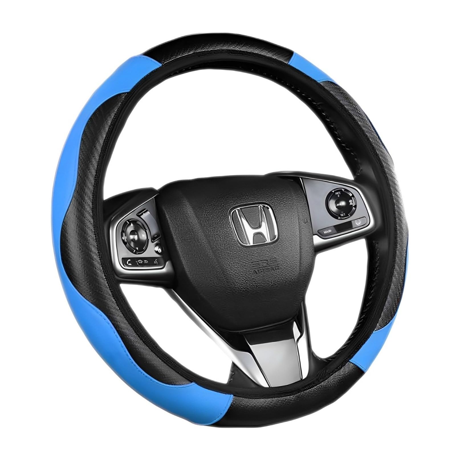 

SES H.I.S Steering Wheel Cover, Anti-Slip, Steering Cover, Accessories, Drive Grip, Car Handle, Carbon, Light Vehicle, Blue, Blue синий