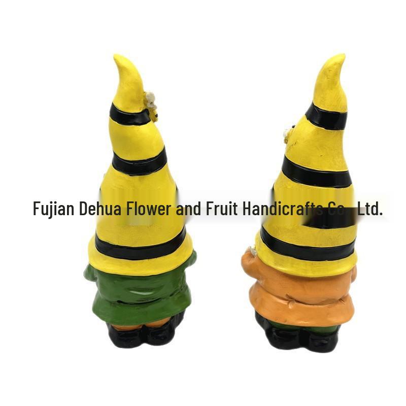 Resin Dwarf Elf Statue: Indoor/Outdoor Garden Decoration