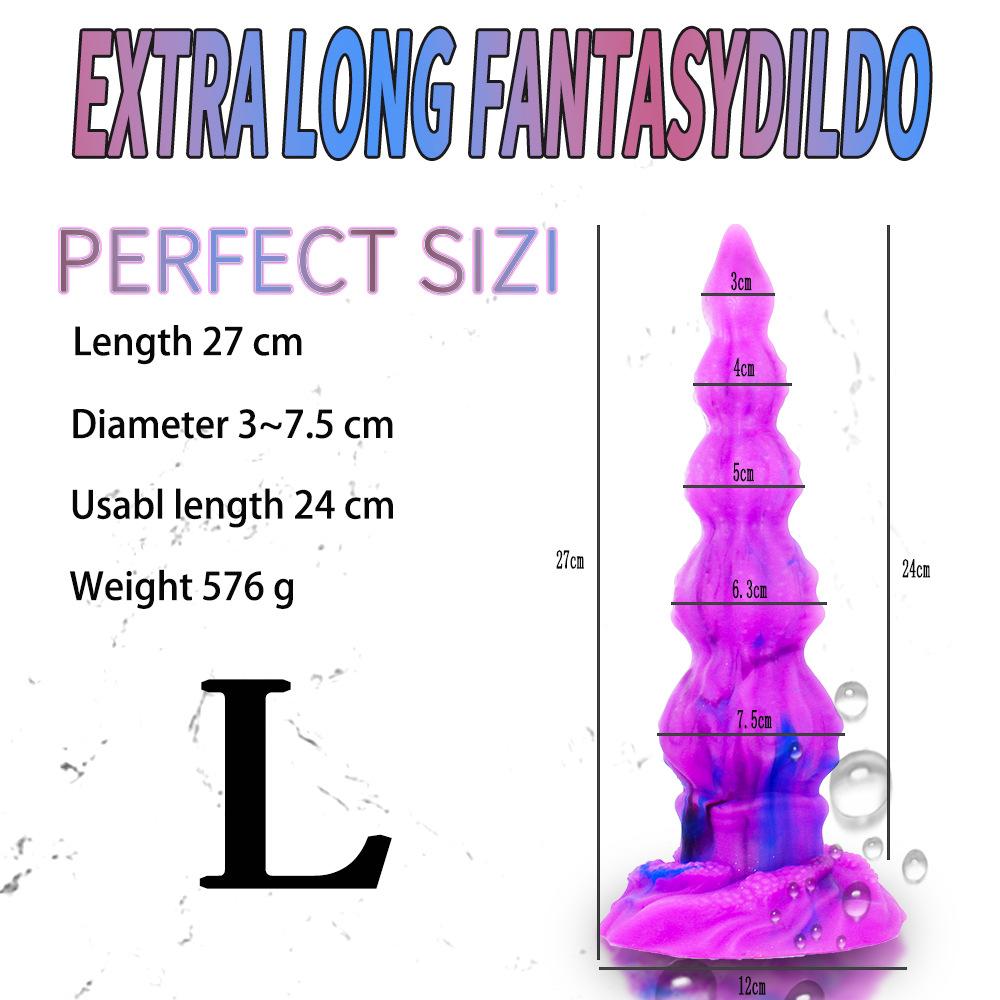 Liquid Silicone Butt Plug Set for Beginner & Advanced, Soft Flexible Realistic Anal Sex Toy for Men & Women