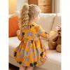 Girls Summer Fashion Cotton Long Sleeve Princess Dress For Age 3 To 8 Years
