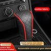 Car Shift Handle Cover PU Leather Non-Slip Wear-resistant Shift Knob Decor Protective Cover