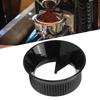 Transparenter/Schwarzer Moka-Kanne Dosiertrichter Kaffee-Dosierring Kaffeekocher für den Herd