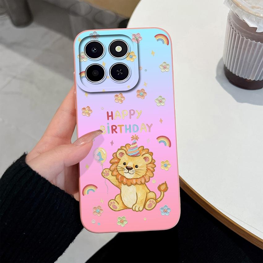 For Honor X6c X6d X5a X5c X6a X7a X8d X9d X8c X7 X8 X6 Phone Case Pretty Flowers Patterns Lightweight Soft Silicone Cover For Honor Protective Housing