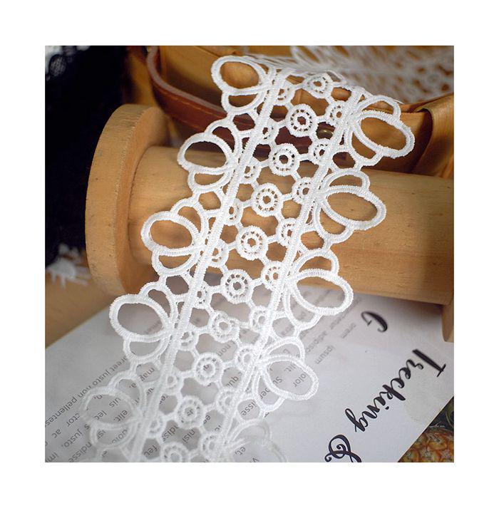 Water-Soluble Lace Trim Edge for DIY Clothing Accessories