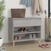 Vidaxl Shoe Cabinet, Concrete Grey, 70X36X60 Cm