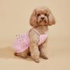 Dog Dress for Small Dogs  Costume Love Heart Sequins Puppy Tulle Princess Dresses Doggie Pet Summer Clothes Apparel for Dogs Cat
