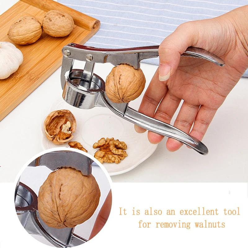 Portable Garlic Press Crusher Stainless Steel Multifunction Kitchen Cooking Ginger Squeezer Masher Handheld Ginger Mincer Tools