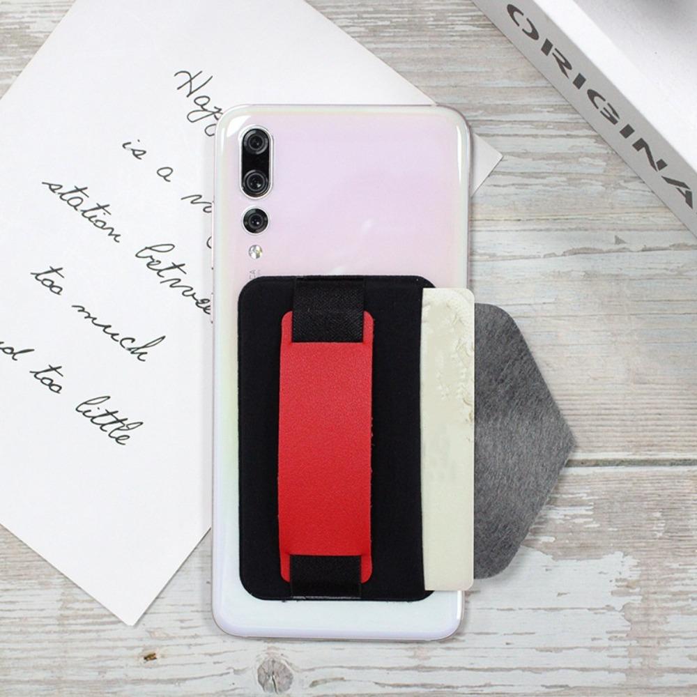 

Задняя крышка Чехол-кошелек для мобильного телефона Клейкая наклейка Карман для мобильного телефона Держатель для карт телефона Мобильная сумка красный