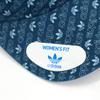unused adidas Trefoil logo all-over pattern cap OSFW Navy Women Used