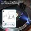 Dust Cover Hinge Compatible with Audio Technica Models AT-PL120, AT-LP120-USB, AT-LP60X, at-LP5. Also Fit for Sony Models PS-HX500, Dual CS 429,