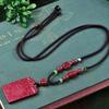 Cinnabar Blessing Pendant for Protection - Heavenly Official Amulet Necklace