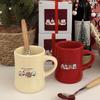 Original Neujahrsgeschenk Weihnachtsgeschenk Tasse Cartoon Wassertasse Milch Frühstückstasse Büro Kaffeetasse Paar Geschenkbox